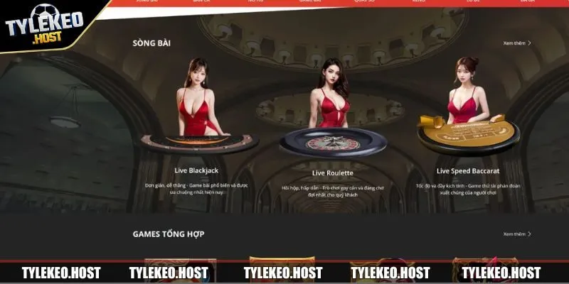 Đắm chìm vào không gian đặc sắc của Live Casino may88