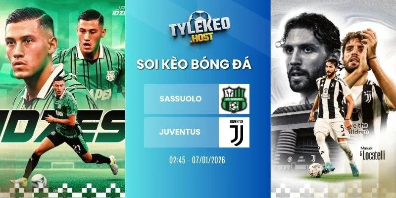 Soi kèo nhà cái Sassuolo vs Juventus