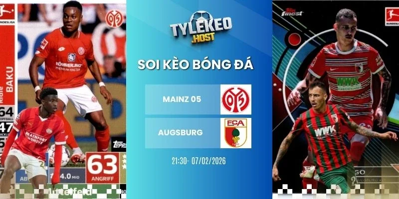 Soi tỷ lệ kèo nhà cái Mainz 05 vs Augsburg - Bundesliga, 07/02/2026