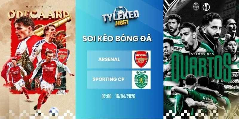 Soi kèo nhà cái Arsenal vs Sporting CP - C1, 16/04/2026