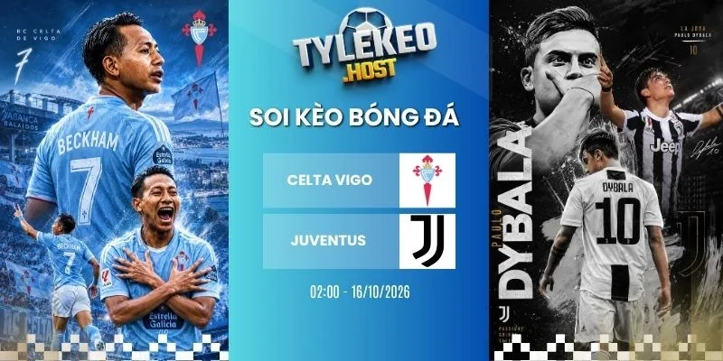 Kèo nhà cái Celta Vigo vs Juventus - C2, 16/10/2026